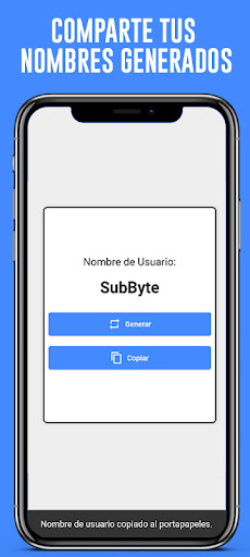 Generador Nombre Aleatorio Screen 2