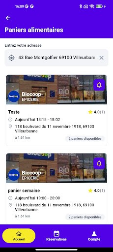 Android application HappyToque screenshort