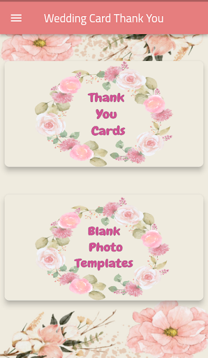 Android application Wedding Card Thank You screenshort
