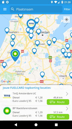 Android application FUELCARD screenshort