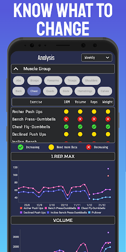 Training Tracker - Gym Planner Screen 2