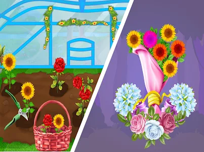 Flower Makeover Shop DIY Games