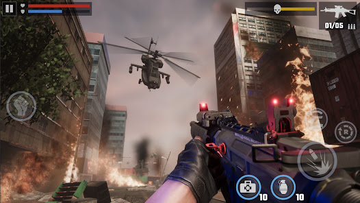 Screenshot 14 ZOMBIE FIRE 3D: Offline Game android