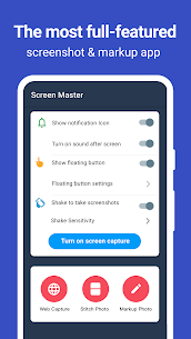 Screen Master: Ekran Görüntüsü İşaretleme MOD APK (Premium Kilitsiz) 1