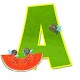 Alphabet for children.  Play and learn - learning the alphabet
