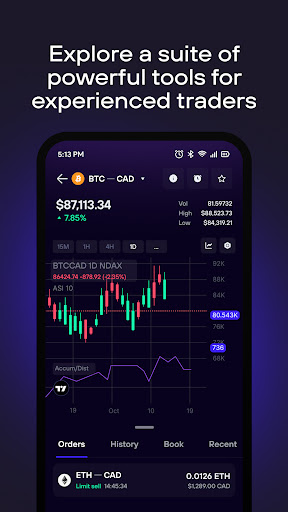 Ndax: Buy Bitcoin in Canada Screen 3