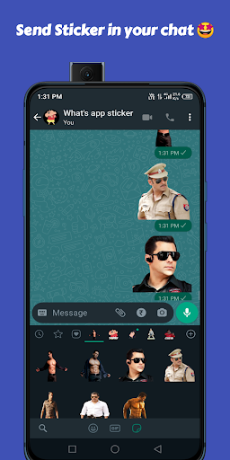 Android application Salman Khan Sticker for WA screenshort