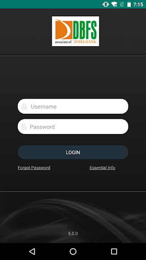 Android application DBFS iNET screenshort