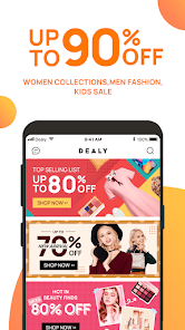 Dealy storere offers up to 90% discounts.