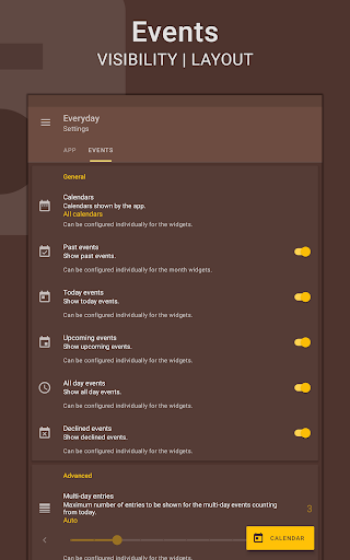 Everyday | Calendar Widget - Productivity - apps
