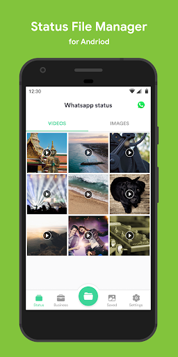 Status Download & File Manager Screen 2
