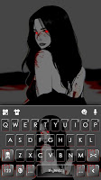 screenshot of Creepy Bloody Woman Keyboard T