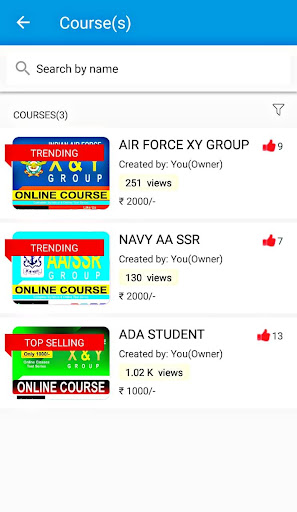 Android application AIR DEFENCE ACADEMY screenshort