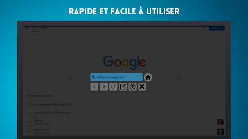 Aperçu de l'application
