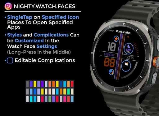 Nighty Digital 42 - watch face screenshot 5