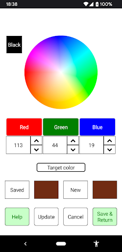 Paragon Color Analyzer Screen 3