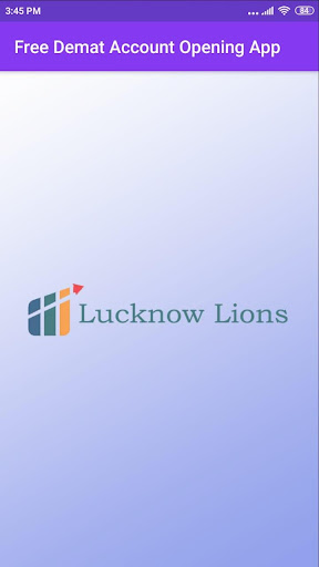 Android application Lucknow Lions - Demat App screenshort