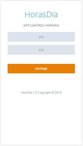 Android application HorasDia screenshort