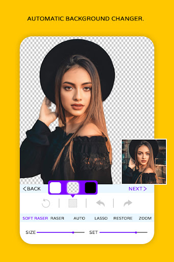 Android application Auto Photo Background Changer screenshort