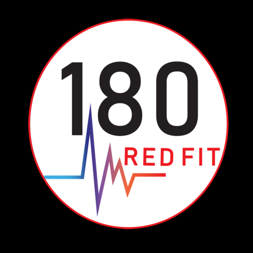 180 Red Fit logo