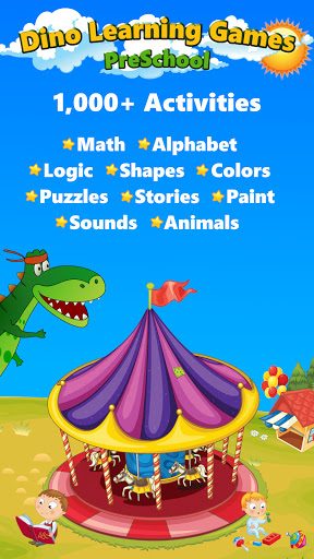 Screenshot of Dino Preschool Learning Games
