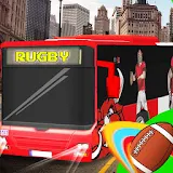 Rugby Fan Bus Driver 3D icon