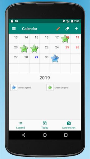Calendar Screen 2