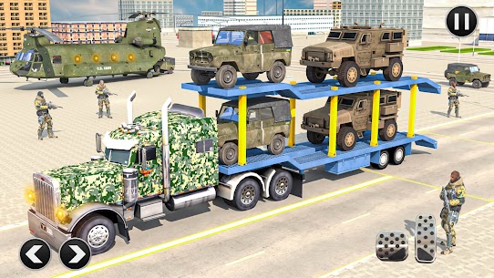 US Army Vehicle Transporter Truck: Military game 4