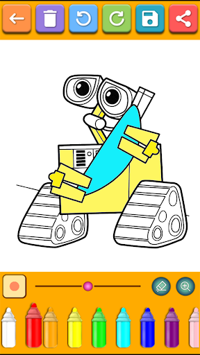 Android application Super Robot Coloring Book screenshort
