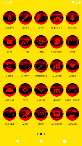 Red Icon Pack Style 2 Screen 3