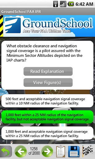 FAA IFR Instrument Rating Prep Screen 2