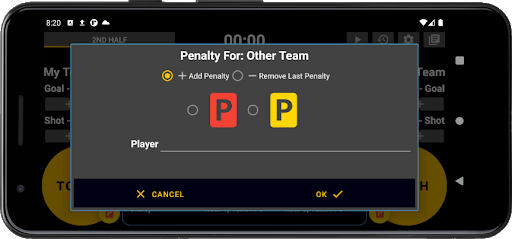 Football Scorer Screen 3
