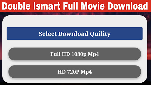 Double Ismart Full Movie HD Screen 3