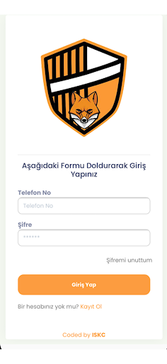 Android application Organizepark Tenis Kulübü screenshort