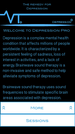 Android application Depression Pro screenshort