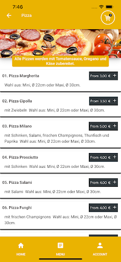 Pizzeria Trattoria Milano Screen 3