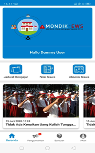 Android application Mondik Guru screenshort