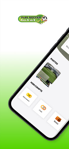 Android application Play Soccer screenshort