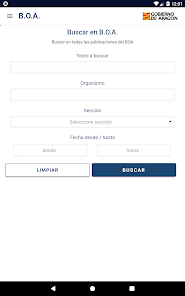 Screenshot 9 BOA. Boletín Oficial de Aragón android