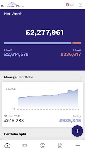 Android application Britannic Place Wealth Hub screenshort