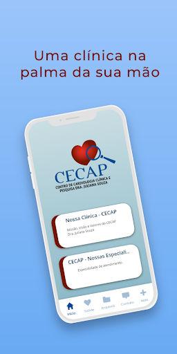 Android application CECAP Dra. Juliana Souza screenshort