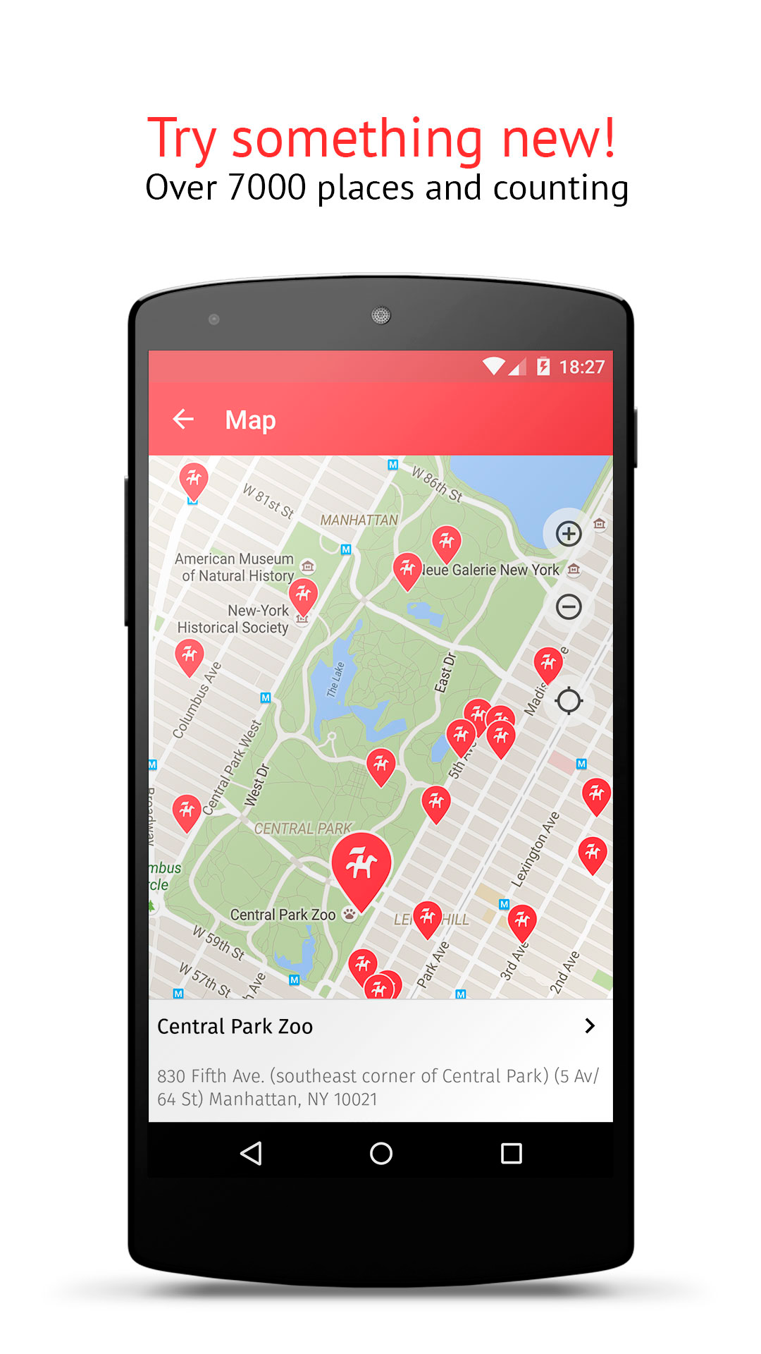 Android application KudaGo - things to do in NY screenshort
