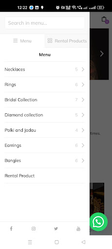Android application ZevarNama screenshort
