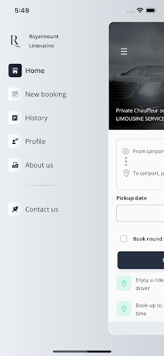 Royalmount Limousine Screen 2
