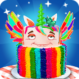 Unicorn Rainbow Cake Desserts icon