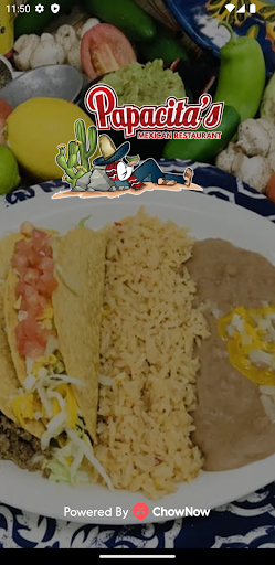 Android application Papacita's Mexican Restaurant screenshort