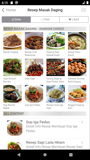 Resep Masak Daging Screen 2