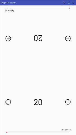 Android application MTG Life Tracker screenshort