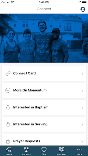 Momentum Christian Church Screen 2