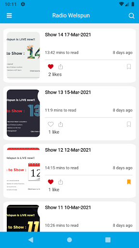 Android application We One screenshort